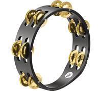 Meinl Percussion 2 Row Compact Tambourine Brass Jingles CTA2BBK