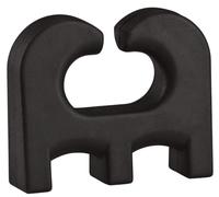 Meinl Percussion Conga Risers Set - 4 Rubber Feet for Conga Instruments - Accessories - Flexible - Plastic, Black (MCR-BK)