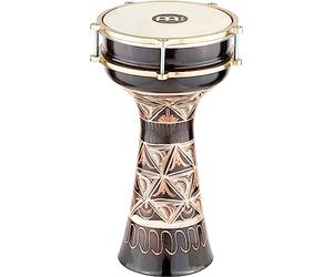 Meinl Percussion Copper Series Darbuka - Large Handdrum - With Natural Rawhide - Diameter 7.5 Inches - Hand Engraved - Copper, Multicoloured (HE-204)