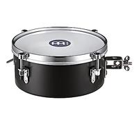 Meinl Percussion Drummer Snare Timbales - Drum with 10-inch Diameter - With Snare and Mount - Steel, Black (MDST10BK)