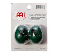 Meinl Percussion Egg Shaker Pair - 2 egg shakers with clear, soft Sound - Musician Gift - Plastic, Green (ES2-GREEN)