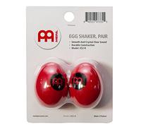 Meinl Percussion Egg Shaker Pair - 2 egg shakers with clear, soft Sound - Musician Gift - Plastic, Red (ES2-R)