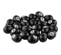 Meinl Percussion Egg Shaker Set - 24 Egg Shaker in a set with clear, soft Sound - Musical Instrument - Plastic, Black (ES-SET24-BK)