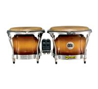 Meinl Percussion Free Ride Wood Bongos Gold Amber Sunburst