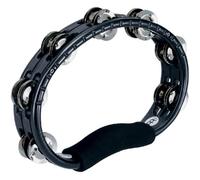 Meinl Percussion Hand Tambourine Steel Jingles Black TMT1BK