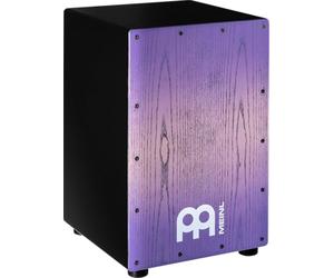 Meinl Percussion Headliner Cajon Instrument - Compact Drum Box with 2 Snare Wires - Playing Surface Lilac (MCAJ100BK-LPF)