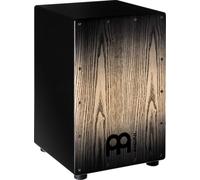Meinl Percussion Headliner Cajon Instrument - Compact Drum Box with 2 Snare Wires - Wood, Black (MCAJ100BK-CBF)
