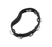 Meinl Tour Hand Tambourine Steel Jingles Black