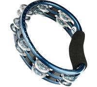 Meinl Percussion Headliner Hand Tambourine - 2-Row Tambourine - With Curved Handle - ABS Plastic / Aluminum, Blue / Silver (TMT1A-B)