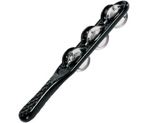 Meinl Percussion Headliner Jingle Stick - 2-Row Jingle Stick - ABS Plastic / Steel, Black / Silver (HJS1BK)