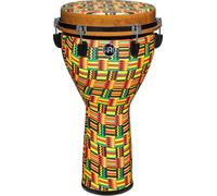 Meinl Percussion Jumbo Djembe Instrument - Large Handdrum - Mechanical Tuning System - Diameter 12 Inches - Plastic, Multicoloured (JD12SI-DH)