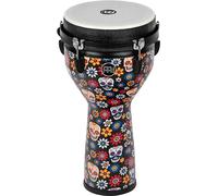 Meinl Percussion Jumbo Djembe Instrument - Medium-Large Hand Drum - With Synthetic Head - Diameter 10 Inches - Plastic, Multicolored (JD10DA)