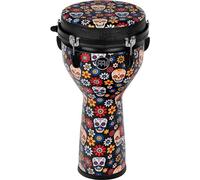 Meinl Percussion Jumbo Djembe Instrument - Medium-Large Hand Drum - With Synthetic Head - Diameter 10 Inches - Plastic, Multicolored (JD10DA-DH)
