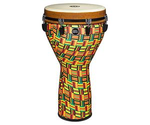 Meinl Percussion Jumbo Djembe Instrument - Very Large Handdrum - Mechanical Tuning System - Diameter 14 Inches - Plastic, Multicoloured (JD14SI)