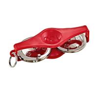 Meinl Percussion Keychain Tambourine Gadget - Mini Musical Instrument with Keyring - ABS plastic, Red (KRT-R)