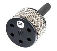 Meinl Percussion Turbo Cabasa Instrument - Medium-Large Shaker Instrument with Bead Chain - With Sound Ports - Wood / Stainless Steel, Black (CA5BK)