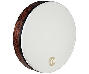 Meinl Percussion Mizhar Drum Instrument - Large Handdrum with Synthetic Skin - Diameter 18 Inches - Tunable - Siam Oak, Brown (FD18T-D-TF)