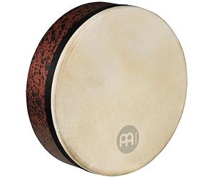 Meinl Percussion Mizhar Drum Instrument - Medium-Small Hand Drum with Goat Skin - Diameter 14 Inches - Tunable - Siam Oak, Brown (FD14T-D)