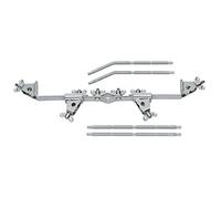 Meinl Percussion Multi Clamp Four - Multi Clamp for Stands - For Four Rods - Adjustable Length - Steel, Chrome Plated (MC-4)
