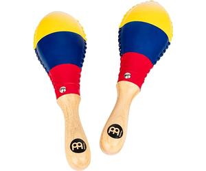 Meinl Percussion Rawhide Maracas Shaker - 2 Traditional Musical Instruments with Warm Sound - Rawhide/Wood, Multicolored (MSM3CO)