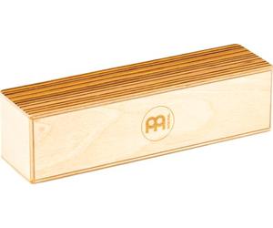 Meinl Percussion Rectangle Wood Shaker - Medium - Musical Instrument - Baltic Birch, Exotic Zebrano (SH53-M)