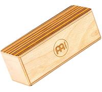 Meinl Percussion Rectangle Wood Shaker - Small - Musical Instrument - Baltic Birch, Exotic Zebrano (SH53-S)