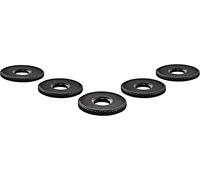Meinl Percussion Rod Counter Nuts - Washer for Microphone Mounts on Microphone Rods - Steel, Black (MRCN5)