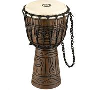 Meinl Percussion Rope Artifact Djembe - Small Handdrum - With Goat Head - Diameter 8 Inches - Mahogany, Brown (HDJ17-S)