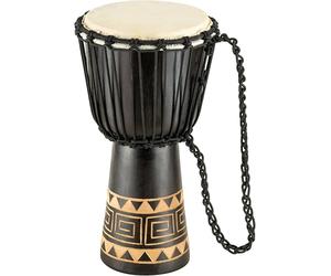 Meinl Percussion Rope Congo Djembe - Small Handdrum - With Goat Head - Diameter 8 Inches - Mahogany, Dark Brown (HDJ1-S)