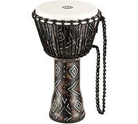 Meinl Percussion Rope Travel Djembe - Medium Sized Handdrum - With Nylon Ropes - Diameter 10 Inches - Plastic, Multicoloured (PADJ6- M-F)
