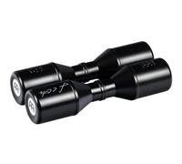 Meinl Percussion Shaker Luis Conte - Medium Live - Artist Series Double Shaker - 17 cm Length - Plastic, Black (SH4BK)