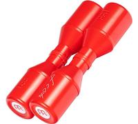 Meinl Percussion Shaker Luis Conte - Soft Studio - Artist Series Double Shaker - 17 cm Length - Plastic, Red (SH5R)