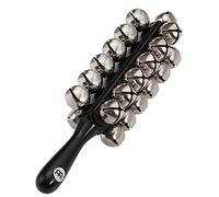 Meinl Percussion Sleigh Bells Instrument - Sleigh Bell Musical Instrument with 25 Steel Bells - With Handle - Wood / Steel, Black / Silver (SLB25)