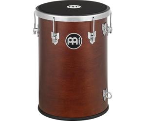 Meinl Percussion Traditional Wood Rebolo - Medium-Large Hand Drum with Nappa Head - Portable - 18 Inches Height - Poplar, Brown (REB1218AB-M)