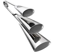 Meinl Percussion Triple A-Go-Go Instrument - Medium-Large Percussion Instrument With 3 Bells - Steel, Chromed (STABGTRI-CH)