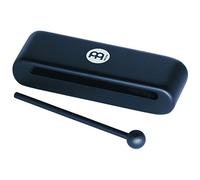 Meinl Percussion Wood Block Instrument - Large Percussion Instrument Incl. Wooden Beater - Siam Oak, Black (MWB2BK)