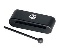 Meinl Percussion Wood Block Instrument - Medium-Large Percussion Instrument Incl. Wooden Beater - Siam Oak, Black (MWB1BK)