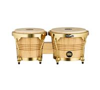 Meinl Percussion Wood Bongos Natural Gold Tone Hardware