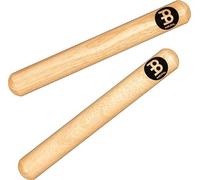 Meinl Percussion Wood Claves Classic - 1 Pair of Cylindrical Claves - With Cutting Sound - Musical Instrument - Siam Oak, Natural (CL1HW)
