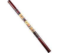 Meinl Percussion Wood Didgeridoo Instrument - Hand-painted 47 inches / 120 cm large Didgeridoo - E Tuning - Bamboo, Multicolored (DDG1-R)