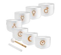 Meinl Planetary Tuned Crystal Singing Bowl Set - Nearly New