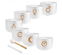 Meinl Planetary Tuned Crystal Singing Bowl Set - Nearly New
