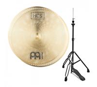 Meinl Practice HCS 14" Hi-Hats & Gear4music Hi-Hat Stand Black
