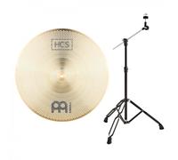 Meinl Practice HCS 16" Crash & Gear4music Boom Arm Stand Black