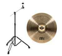 Meinl Pure Alloy Custom 22" Medium Thin Ride & Gear4music Boom Arm Stand Black