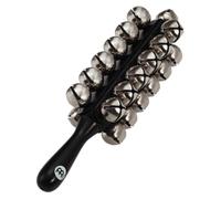 Meinl Percussion Sleigh Bells Instrument - Sleigh Bell Musical Instrument with 25 Steel Bells - With Handle - Wood / Steel, Black / Silver (SLB25)