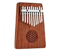 Meinl Solid Kalimba 10 notes flower of life Zambesi Redwood