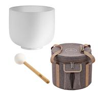 Meinl Sonic Energy 10" Crystal Singing Bowl Set With Brown Bag Heart Chakra