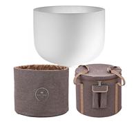 Meinl Sonic Energy 16" Crystal Singing Bowl With Sleeve & Travel Bag Note C3 440 Hz Root Chakra