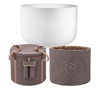 Meinl Sonic Energy 16" Crystal Singing Bowl With Sleve & Travel Bag Note D3 440 Hz Sacral Chakra
